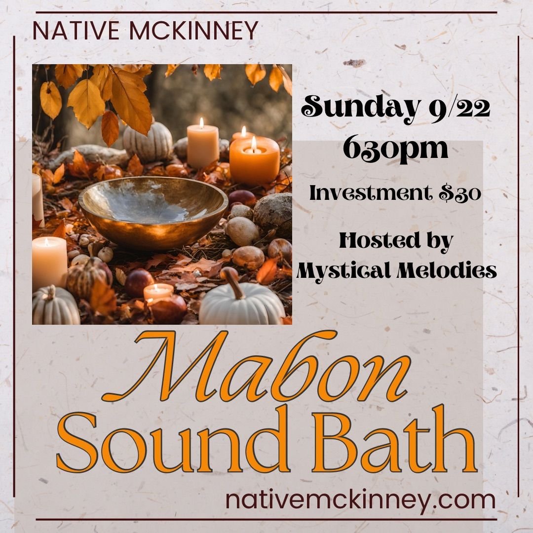 Mabon\/Autumn Equinox Sound Bath 