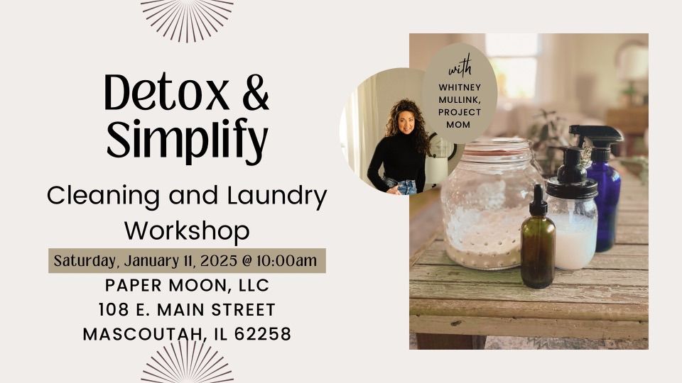 Detox Your Home and Laundry Class 