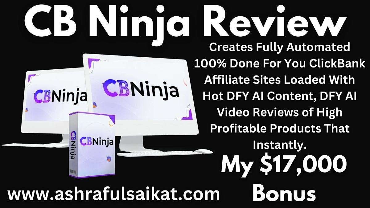 CB Ninja Review - Create ClickBank Affiliate Sites (Abhijit Saha)