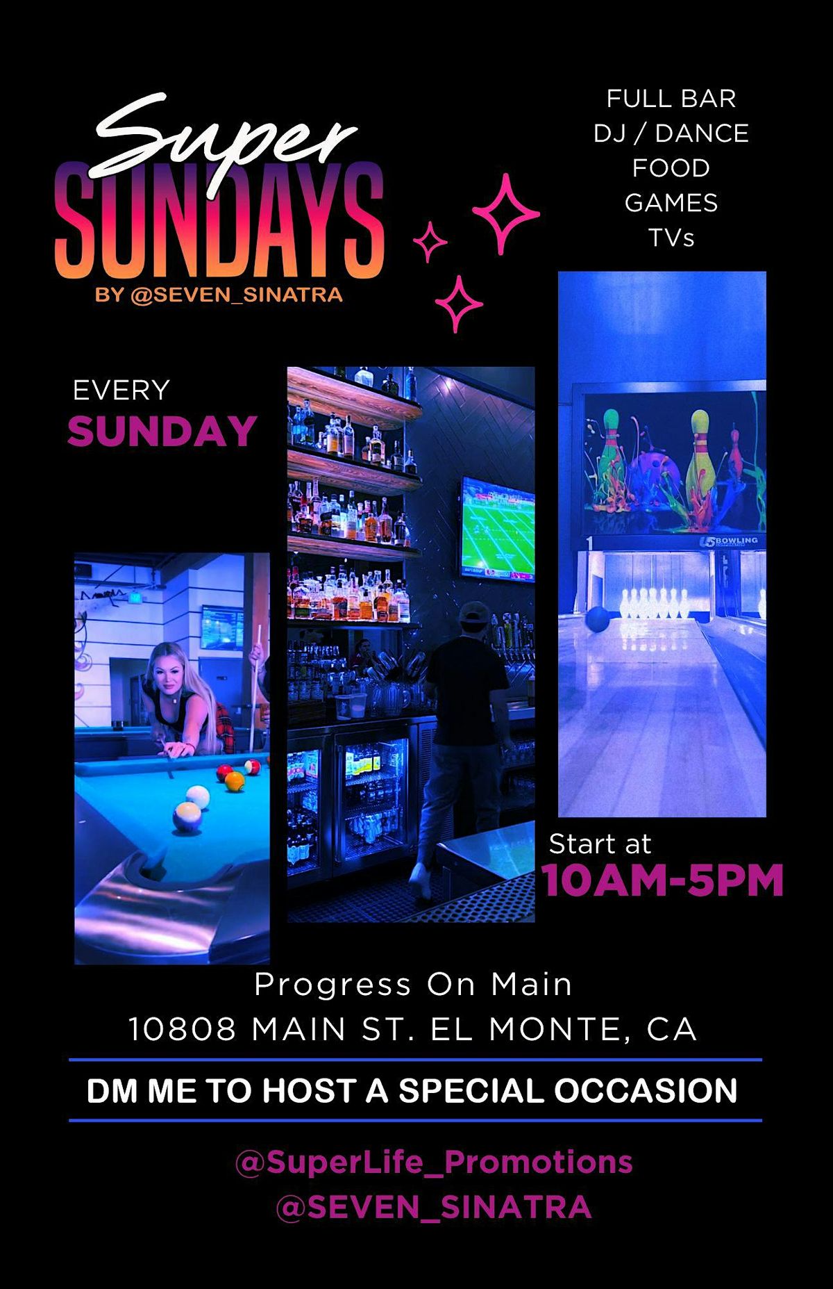 SUPER SUNDAYS DAY PARTY EVENT EVERY SUNDAY