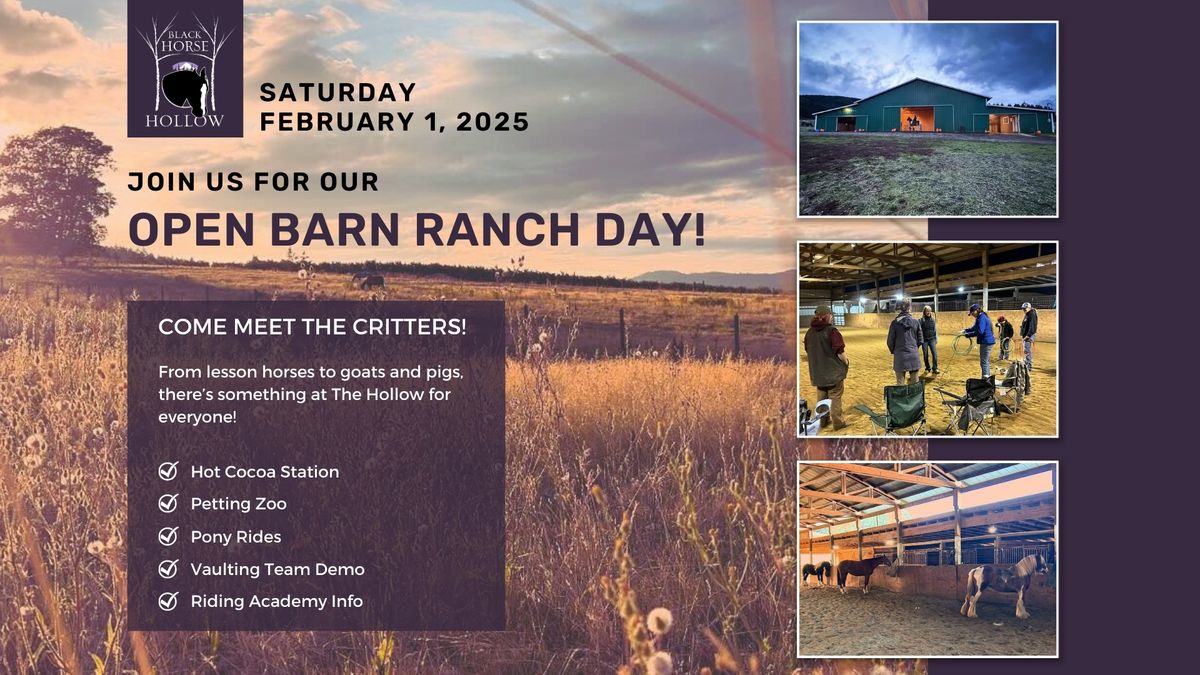 Open Barn Ranch Day!