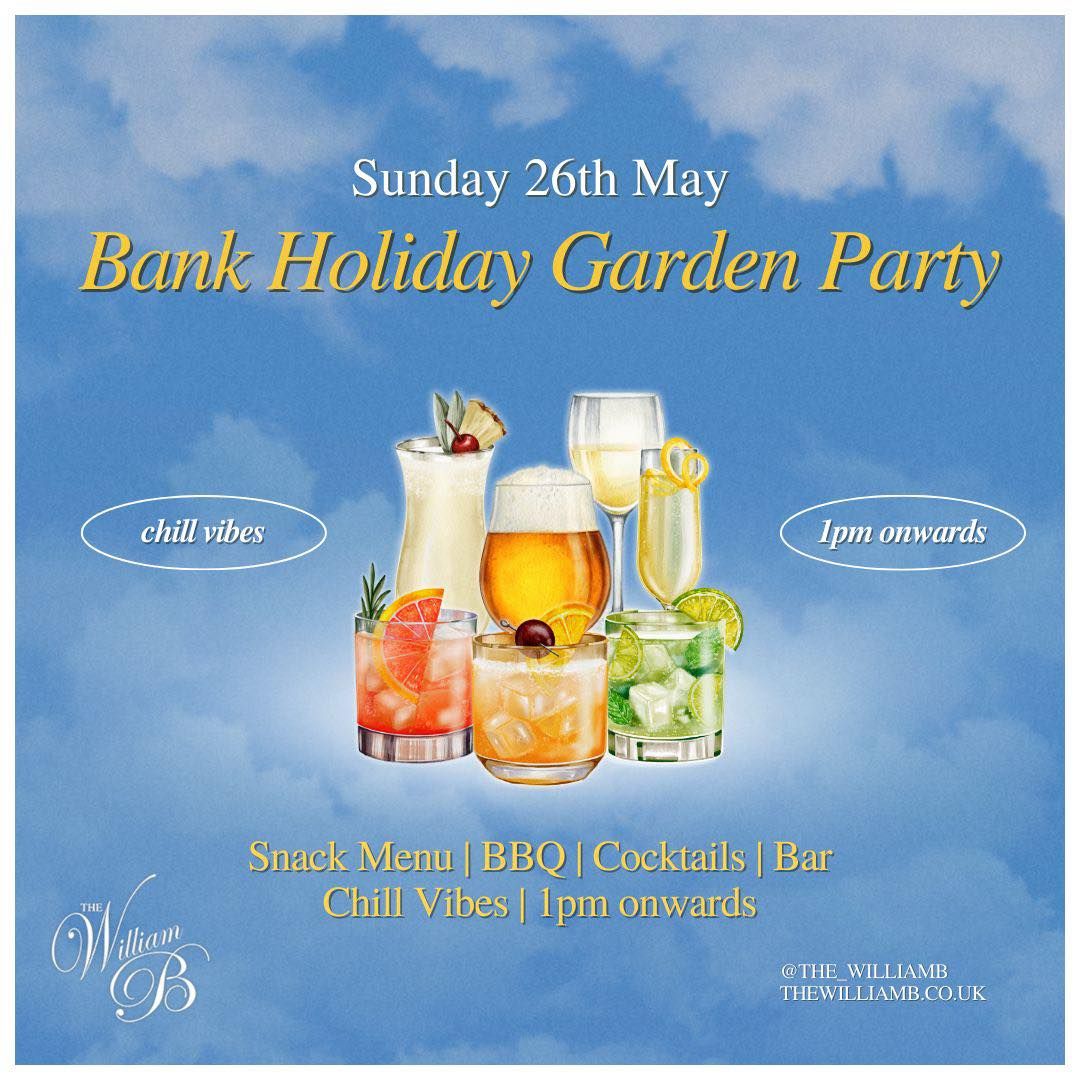 Bank Holiday Garden Party @ The B 