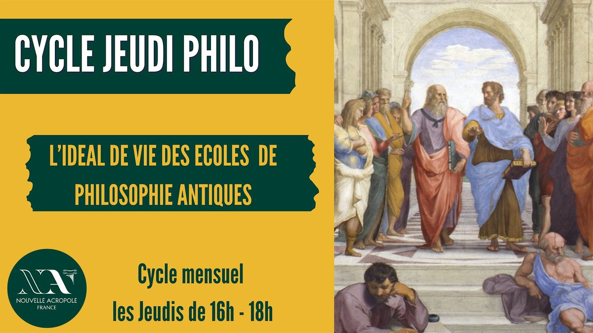 L\u2019Id\u00e9al de vie des \u00e9coles de philosophie antiques