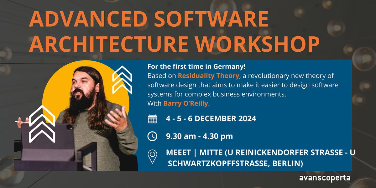 Advanced Software Architecture - December 2024 (Berlin)