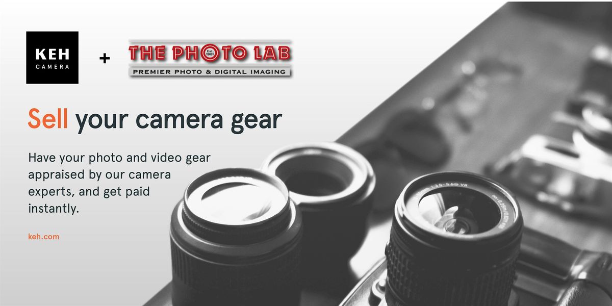 Sell your camera gear (free event) at The Photo Lab