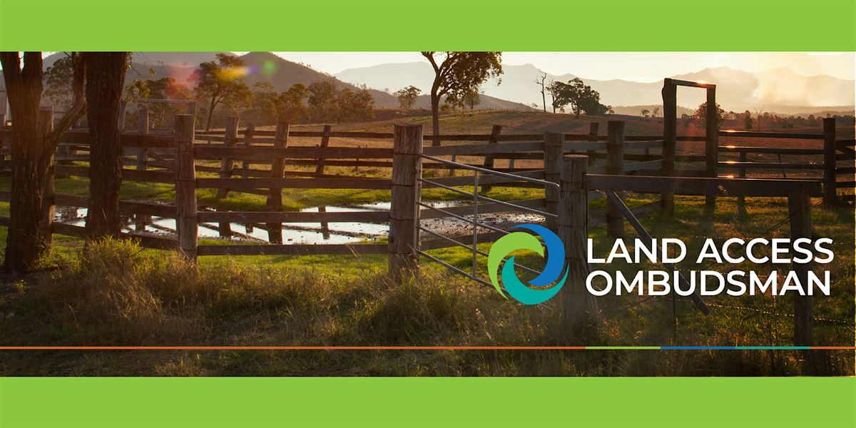 Land Access Ombudsman Pop-up Office Moranbah - 22 October 2024