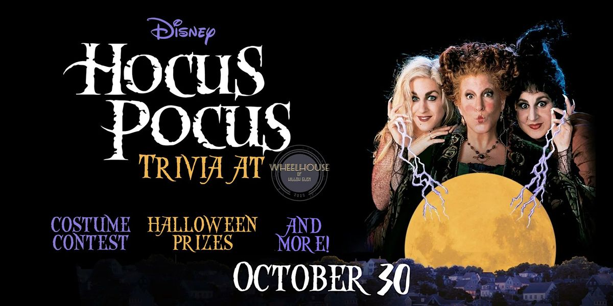 Hocus Pocus Trivia at Wheelhouse of Willow Glen!