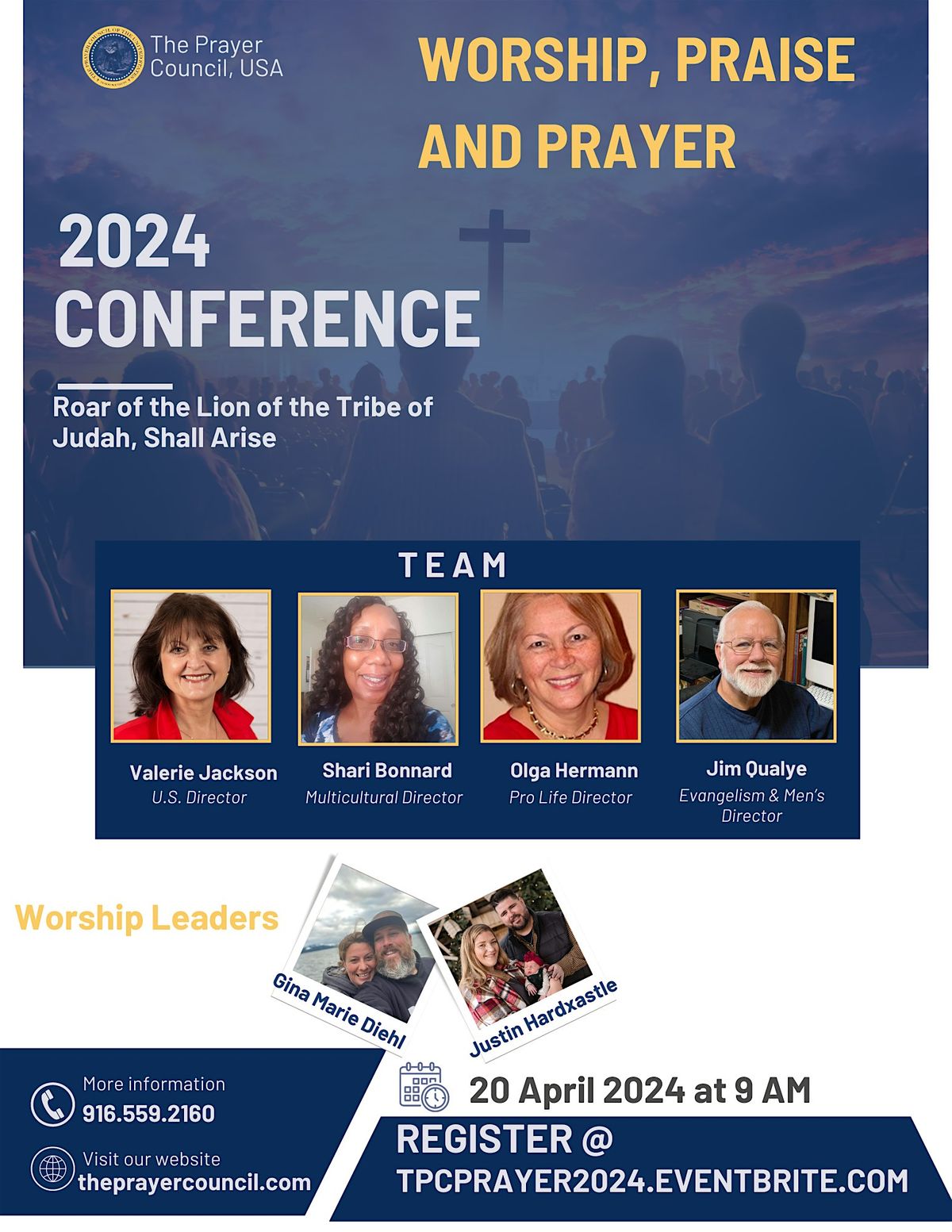 The Prayer Council, USA 2024 Worship, Praise and Prayer Conference