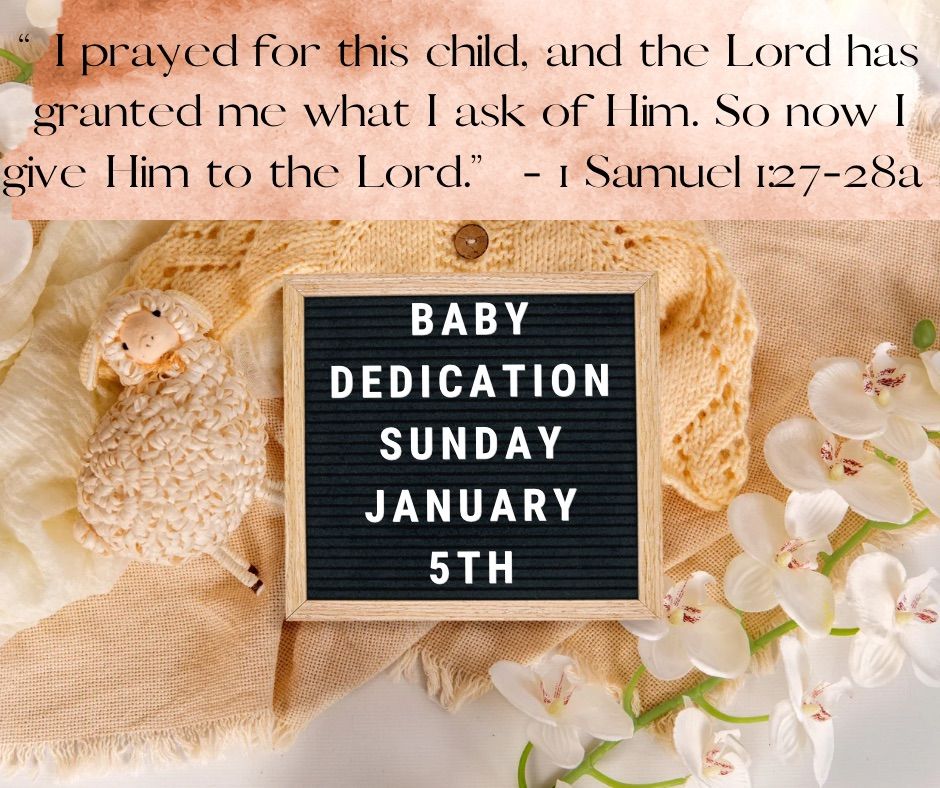 Baby Dedication Sunday