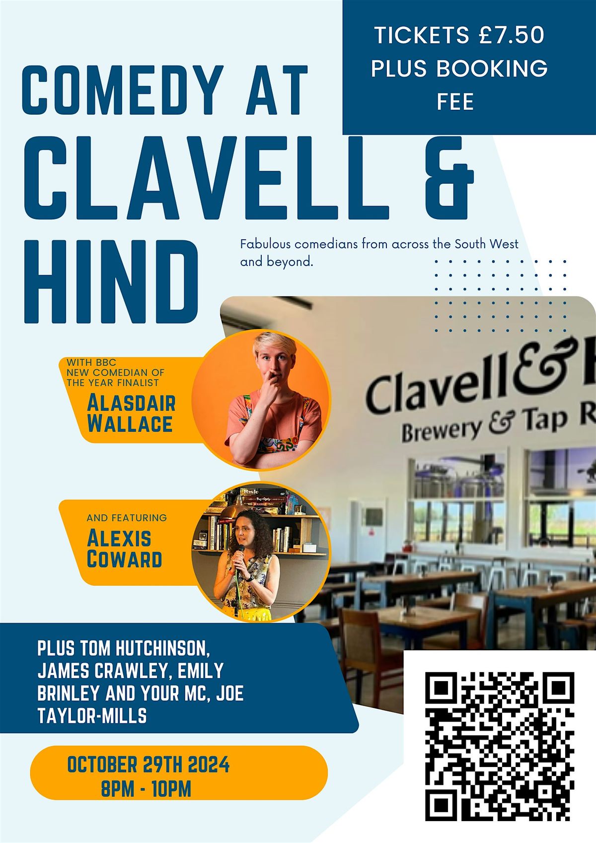 Comedy at Clavell & Hind