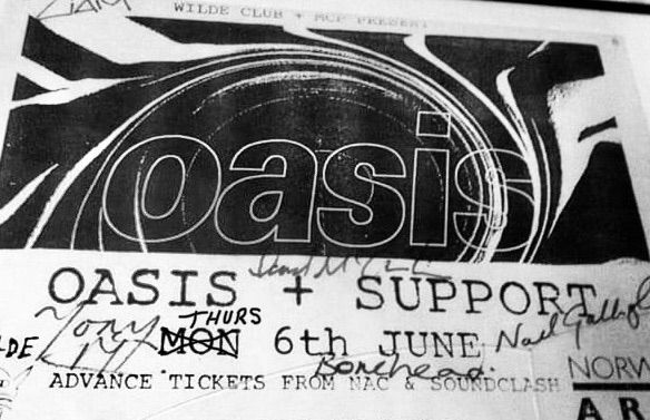 30th Anniversary of Oasis playing Norwich Arts Centre.