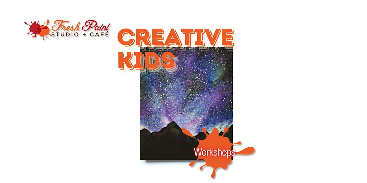 In-Studio Creative Kids: Glow in the Dark Galaxy Summer Fun Workshop!