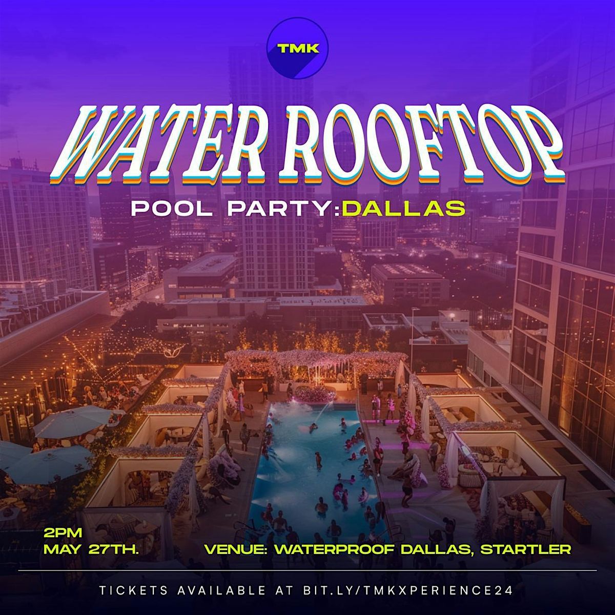 Water Rooftop Pool Party