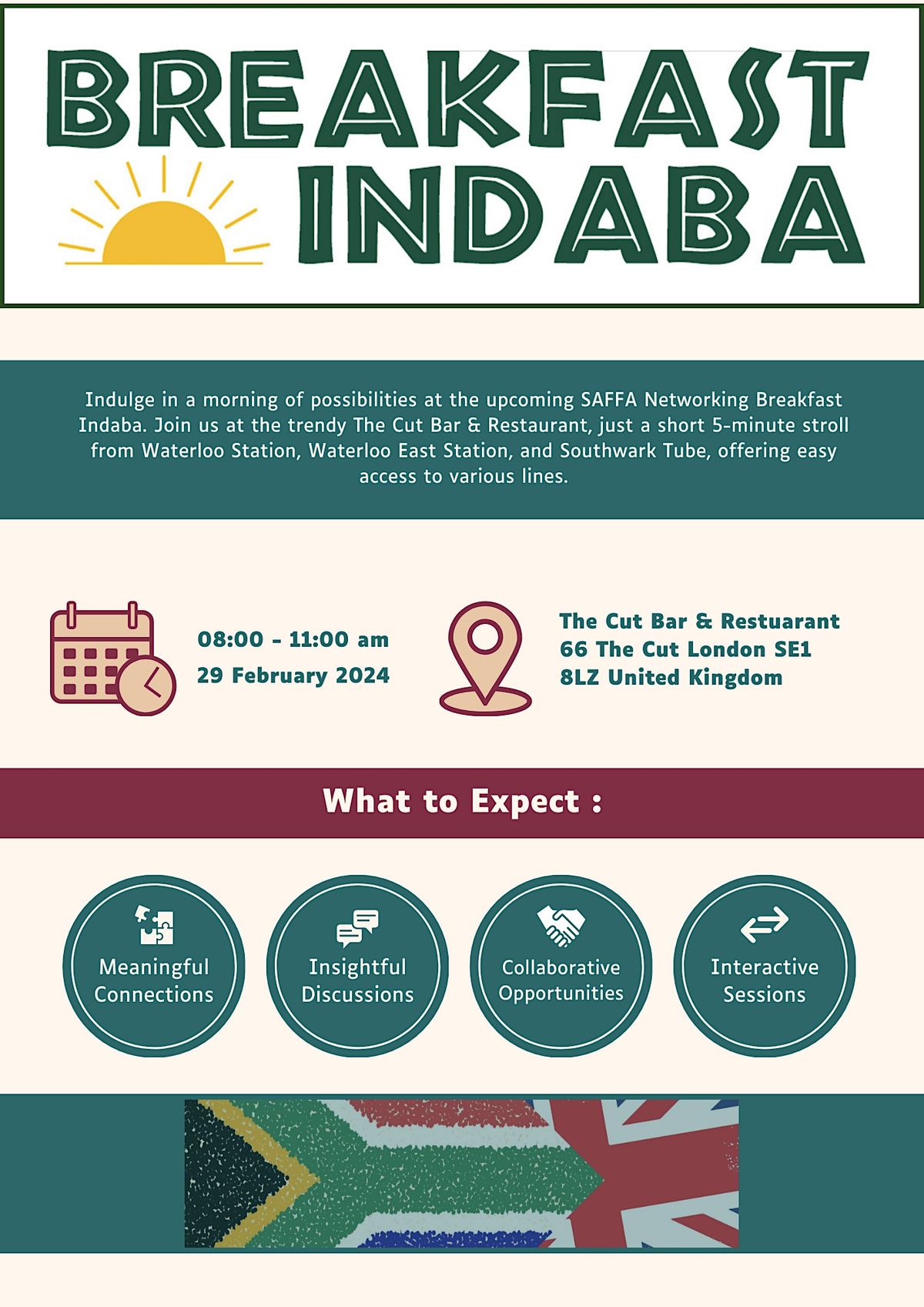 SAFFA Networking Breakfast Indaba