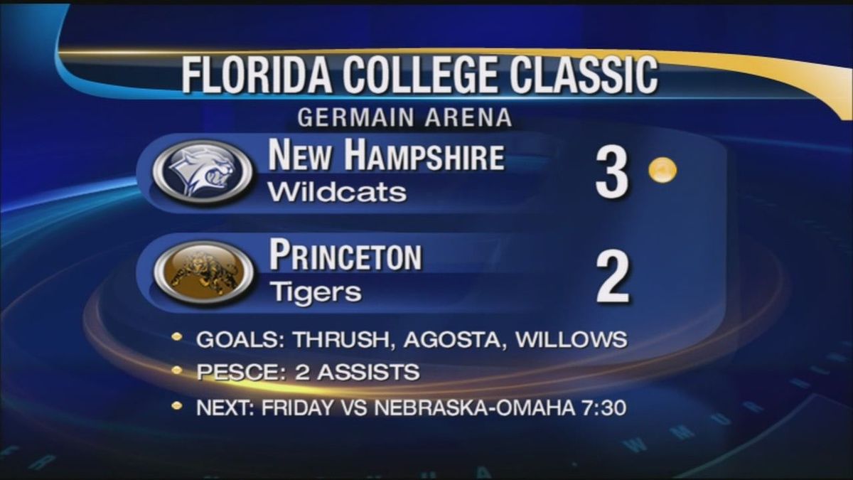 Princeton Tigers vs. New Hampshire Wildcats