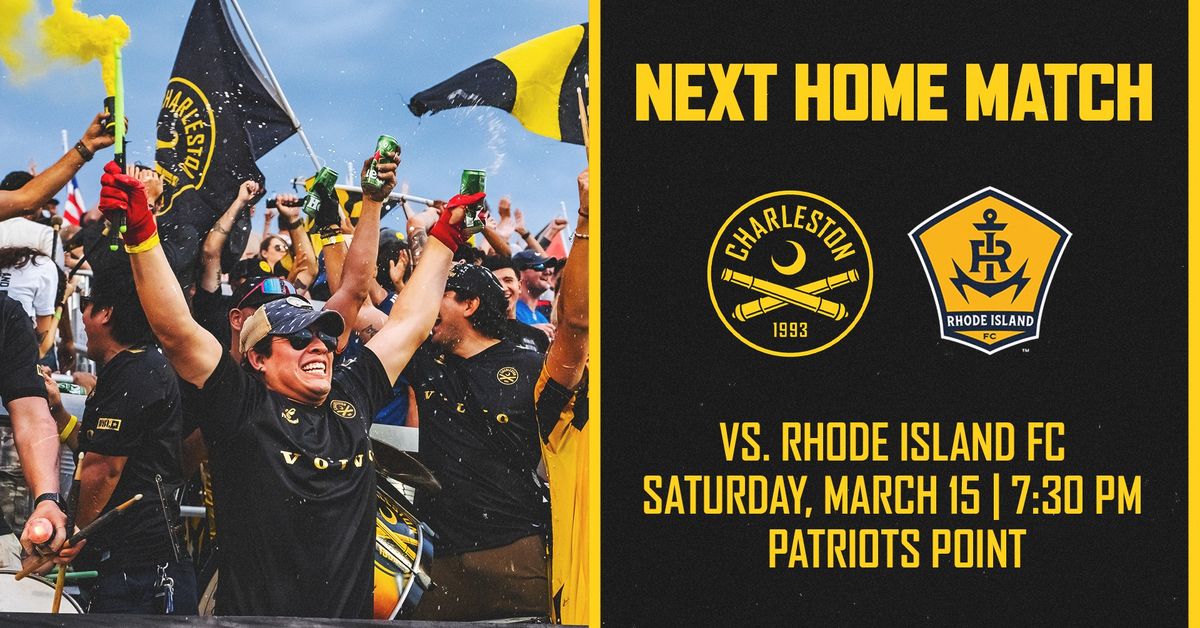 Charleston Battery vs. Rhode Island FC