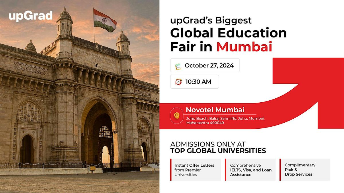 upGrad's Biggest Global Education fair in Mumbai