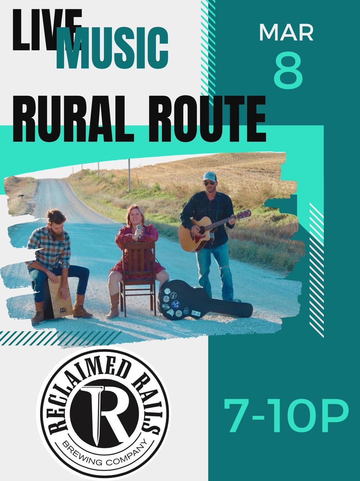 Rural Route @ Reclaimed Rails - March 8th