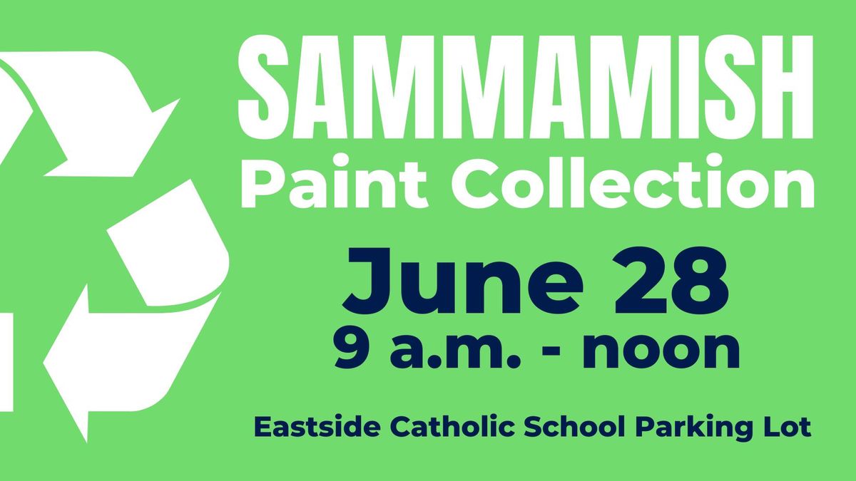 Sammamish Paint Collection Recycling Event