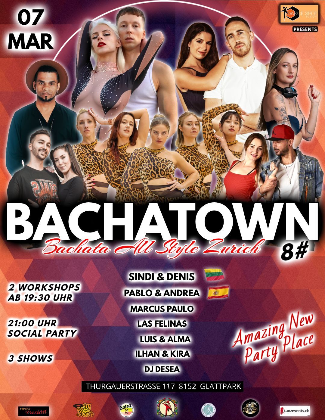 BACHATOWN #8  Amazing new Party location!!