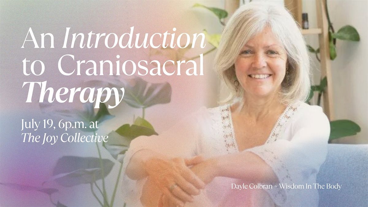 Free Public Talk An Introduction To Craniosacral Therapy