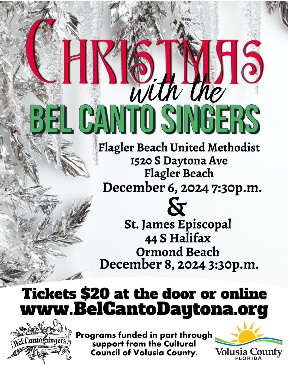 Christmas with the Bel Canto Singers, Ormond Beach