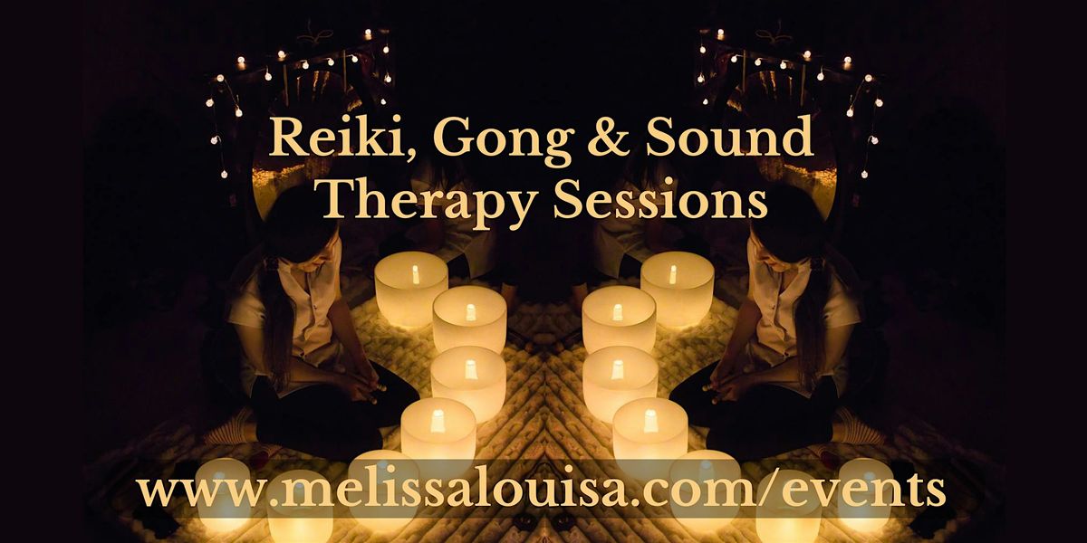 Reiki, Gong, & Sound Healing Session with Crystals and Essential Oils