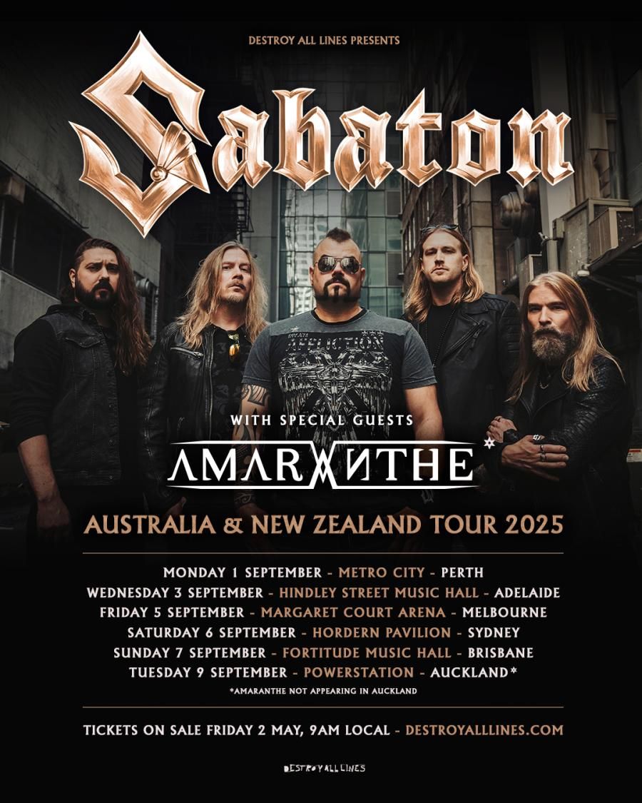 Sabaton Stuttgart Tickets