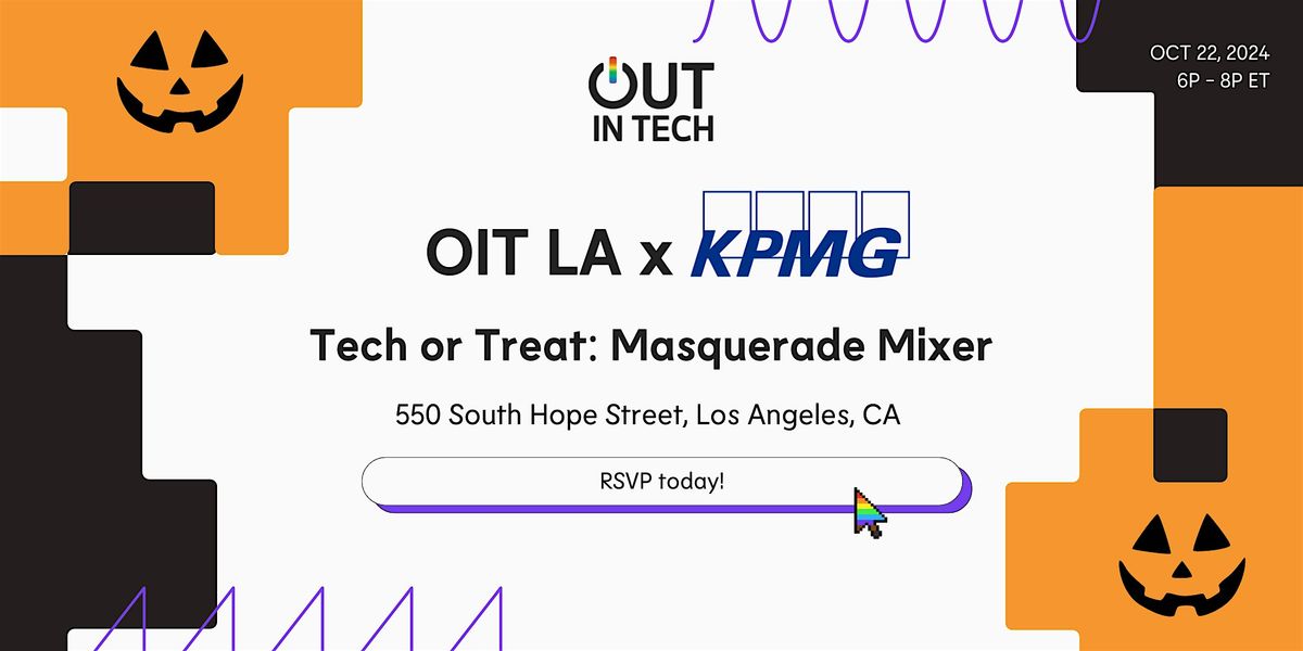 Tech or Treat: Masquerade Mixer with KPMG