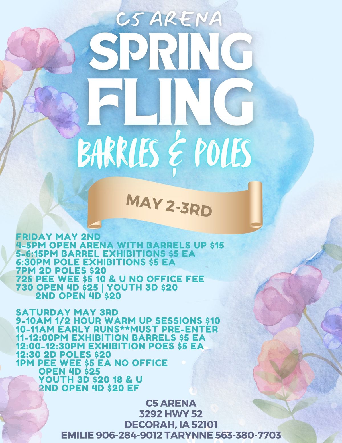 Spring Fling Barrels & Poles