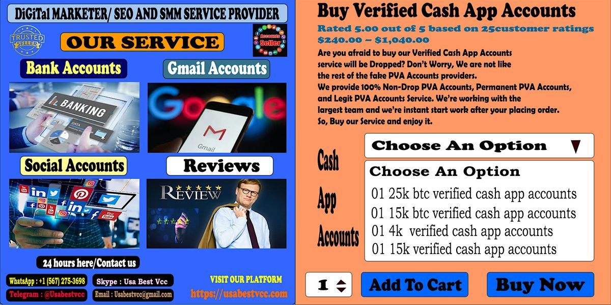 TOP 2 Website TO Buy Verified Cash App Accounts - Eventbrite