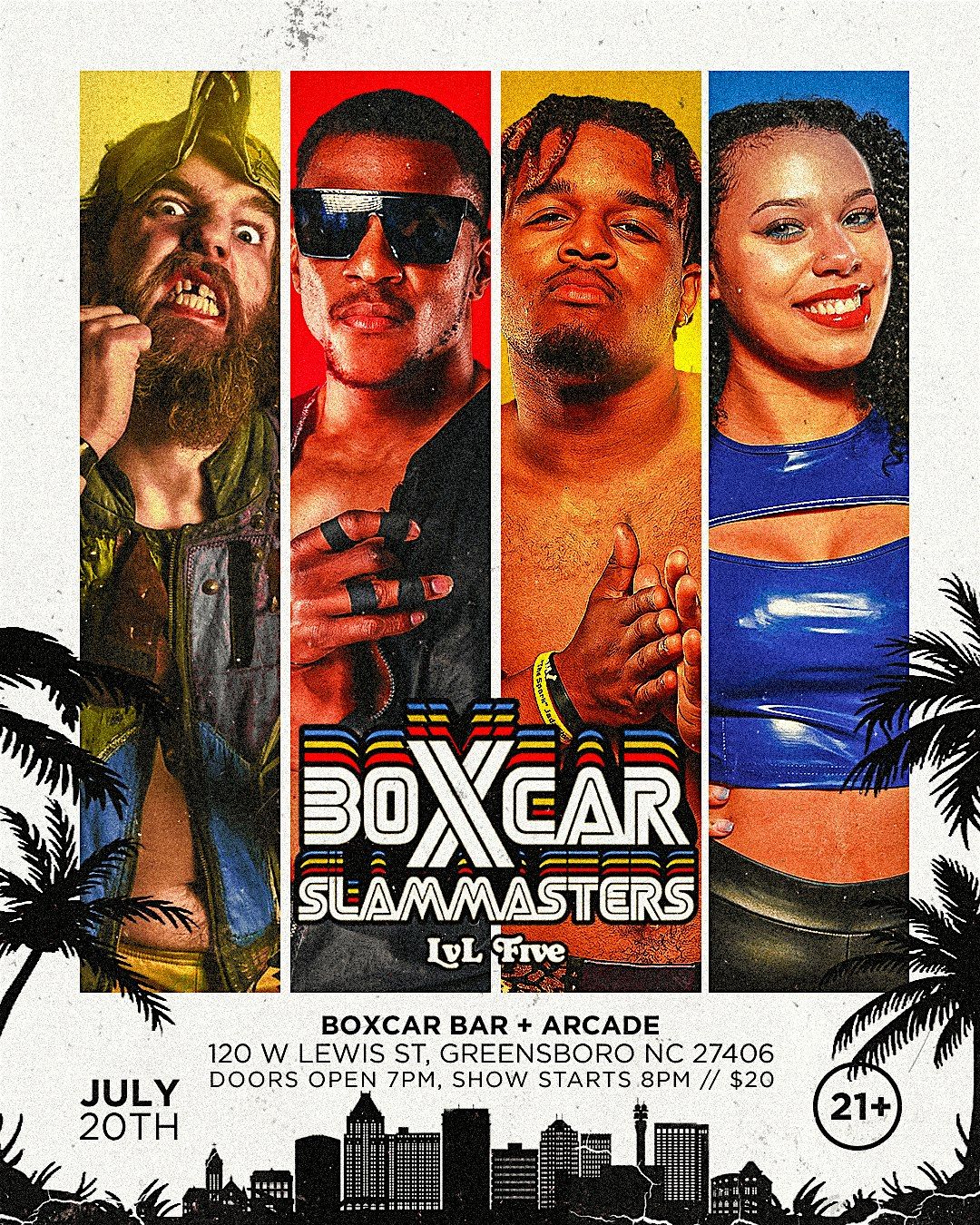 Boxcar Slam Masters Lvl 5- Live Pro Wrestling | Boxcar Bar & Arcade GSO