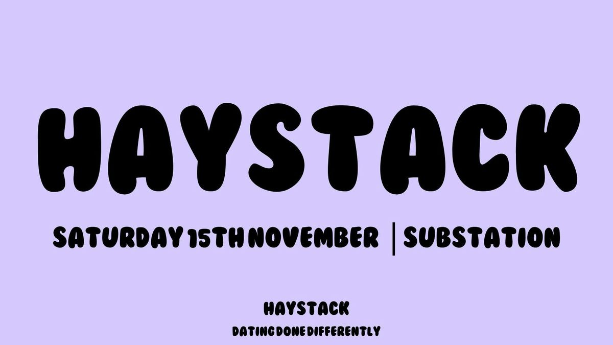 HAYSTACK DATING  | ROCK CLIMBING | BRIXTON | SATURDAY 15TH NOVEMBER
