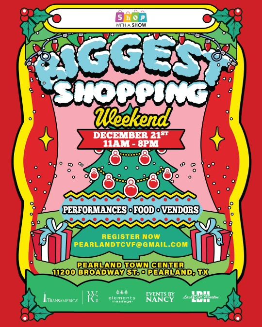  "The Biggest Shopping Weekend of the Year" shop with a Show Vendor Fair 