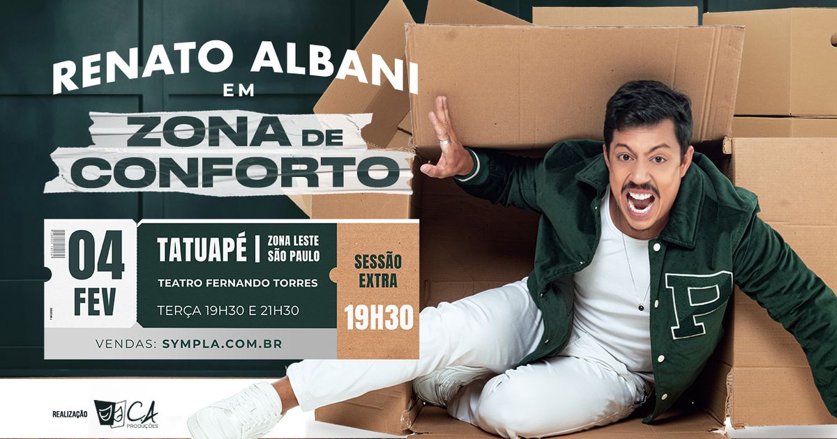 Renato Albani em S\u00e3o Paulo (Tatuap\u00e9) - SP (SESS\u00c3O EXTRA) | 04 de Fevereiro