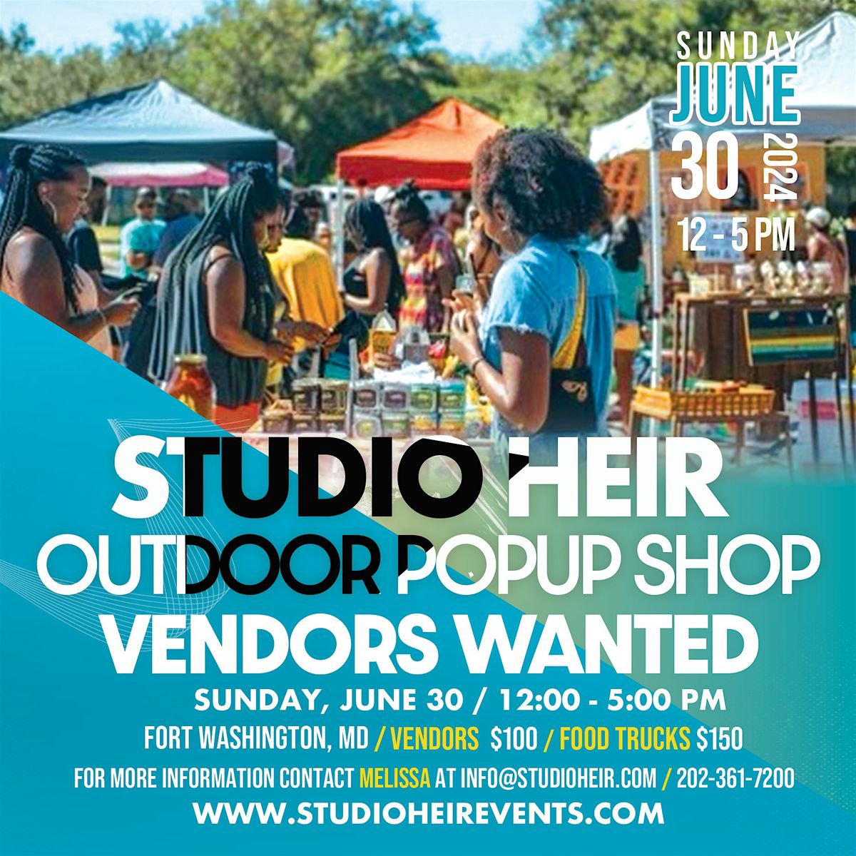 CALLING ALL VENDORS!  - Studio Heir Small Business Sunday's Pop Up Shop