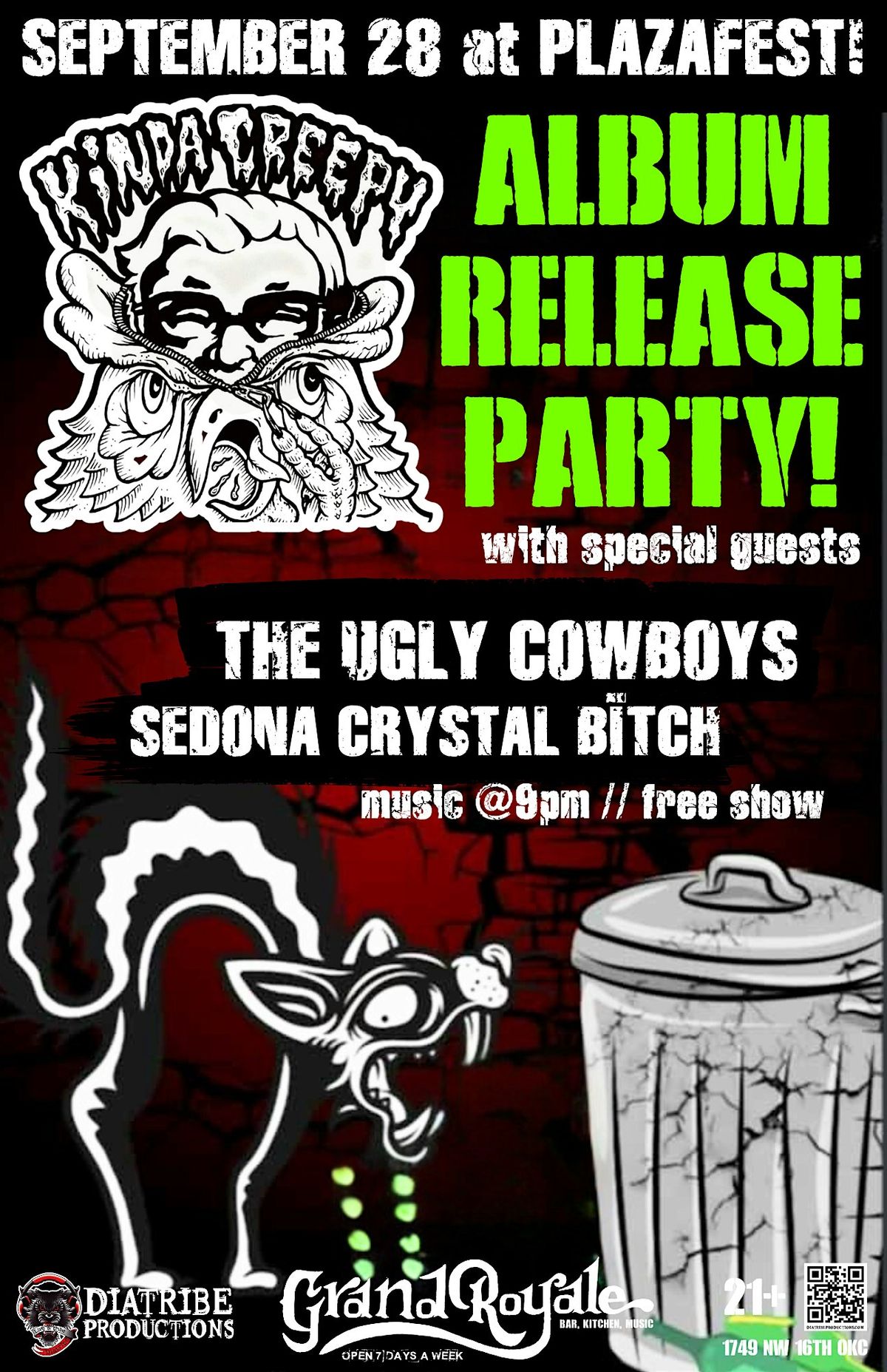 KINDA CREEPY ALBUM RELEASE with SEDONA CRYSTAL B\u00cfTCH | UGLY COWBOYS