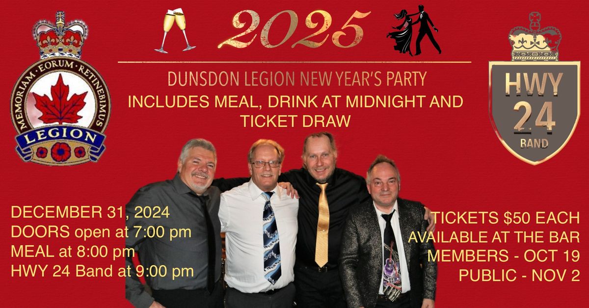 NEW YEAR'S PARTY AT THE DUNSDON LEGION