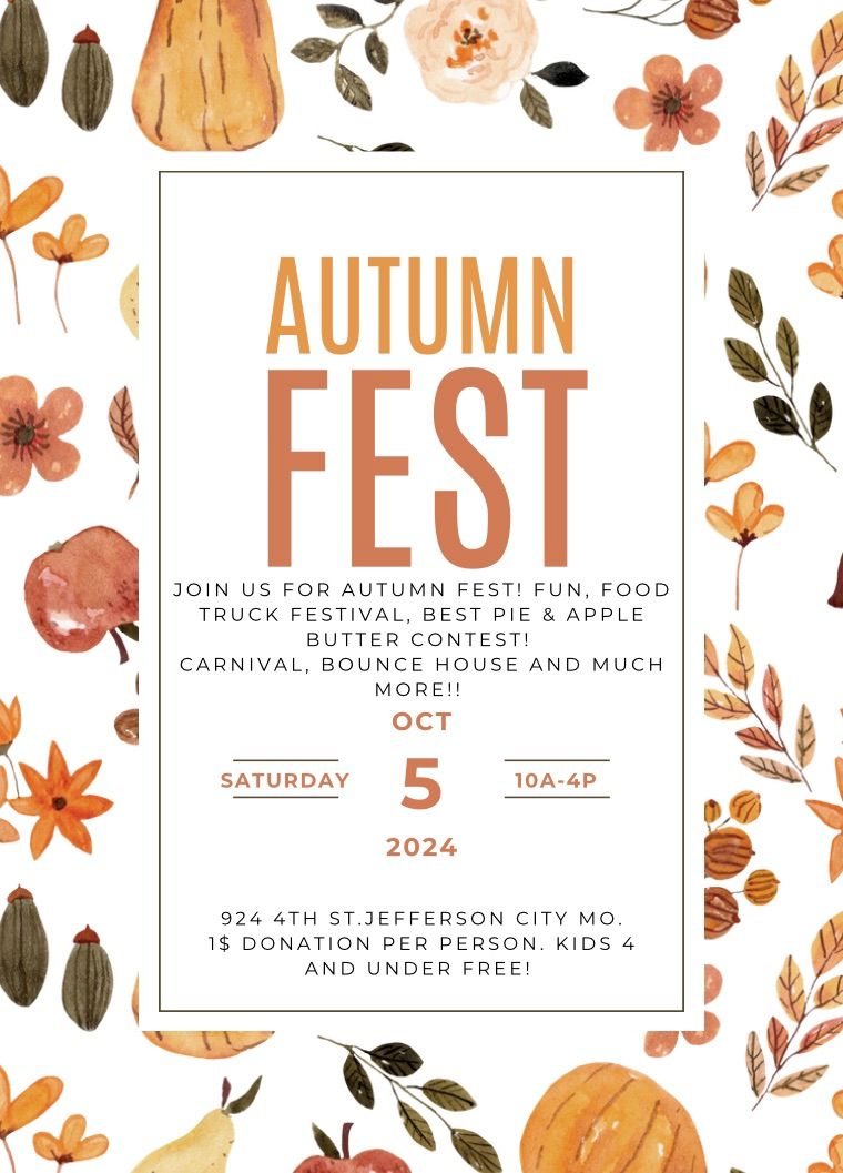 4th ANNUAL AUTUMN HARVEST AND FOOD TRUCK FEST (Muttz  to miracles) 