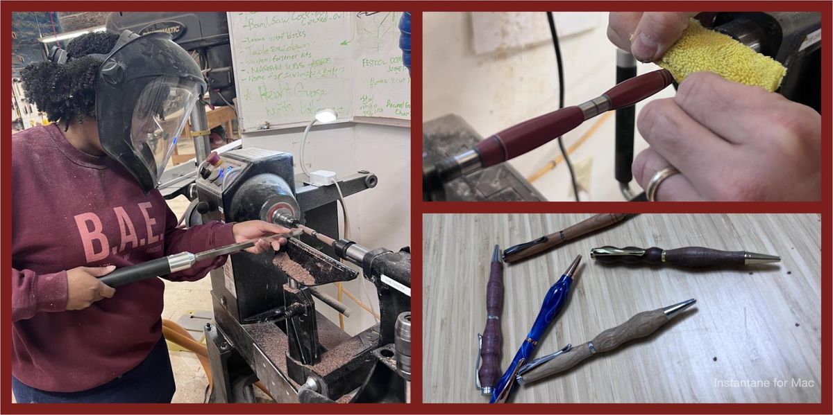 Handcrafted Pens: Wood and Acrylic Turning Workshop