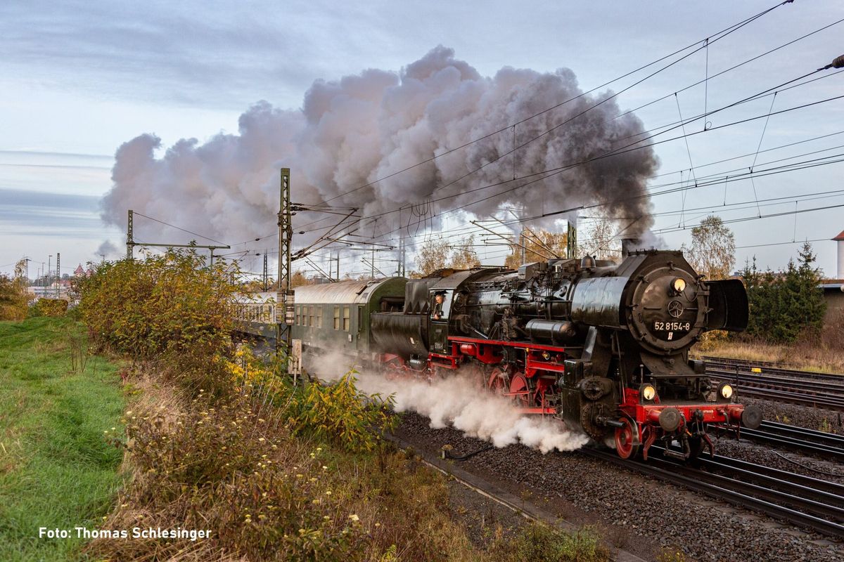 "Zwiebeln und Bahn" - Mit dem Dampfzug zum Zwiebelmarkt und Eisenbahnfest nach Weimar