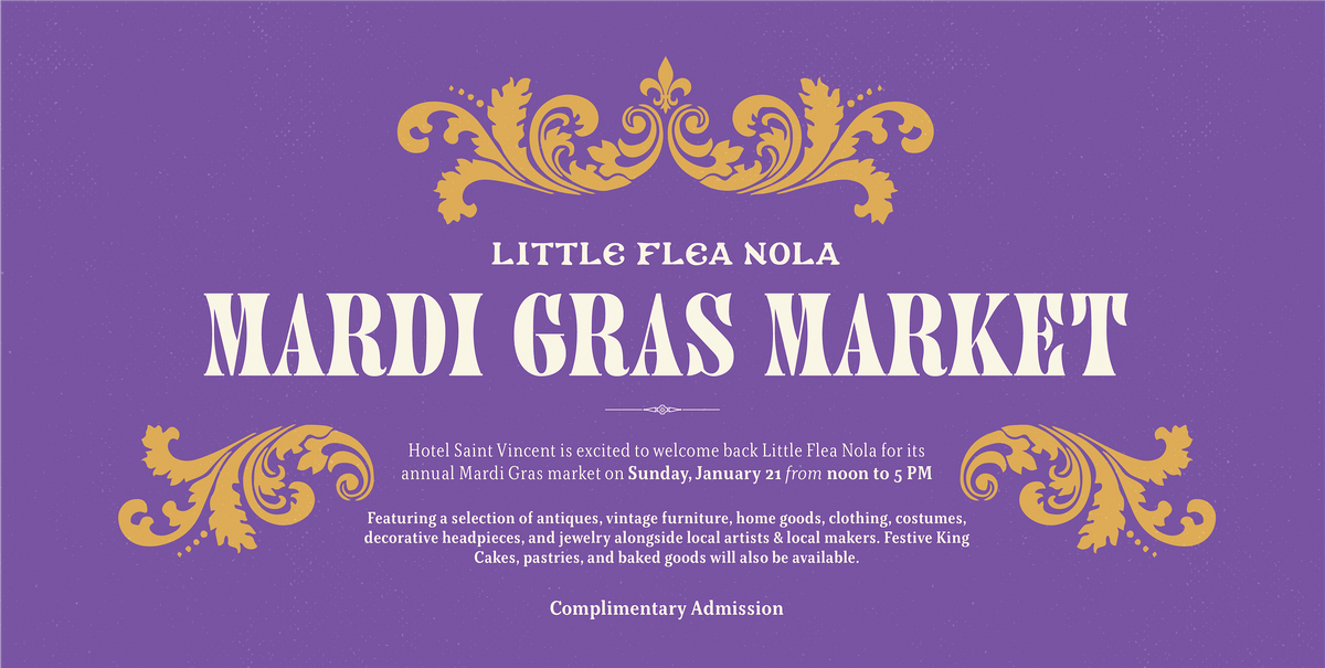 Hotel Saint Vincent Presents Little Flea Nola