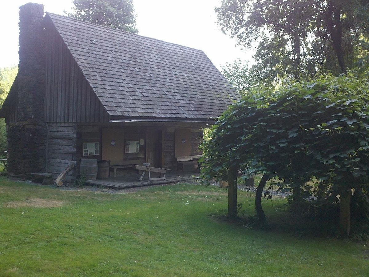 Docent days at Baker Cabin Historical , pioneer carpentry, candles, books