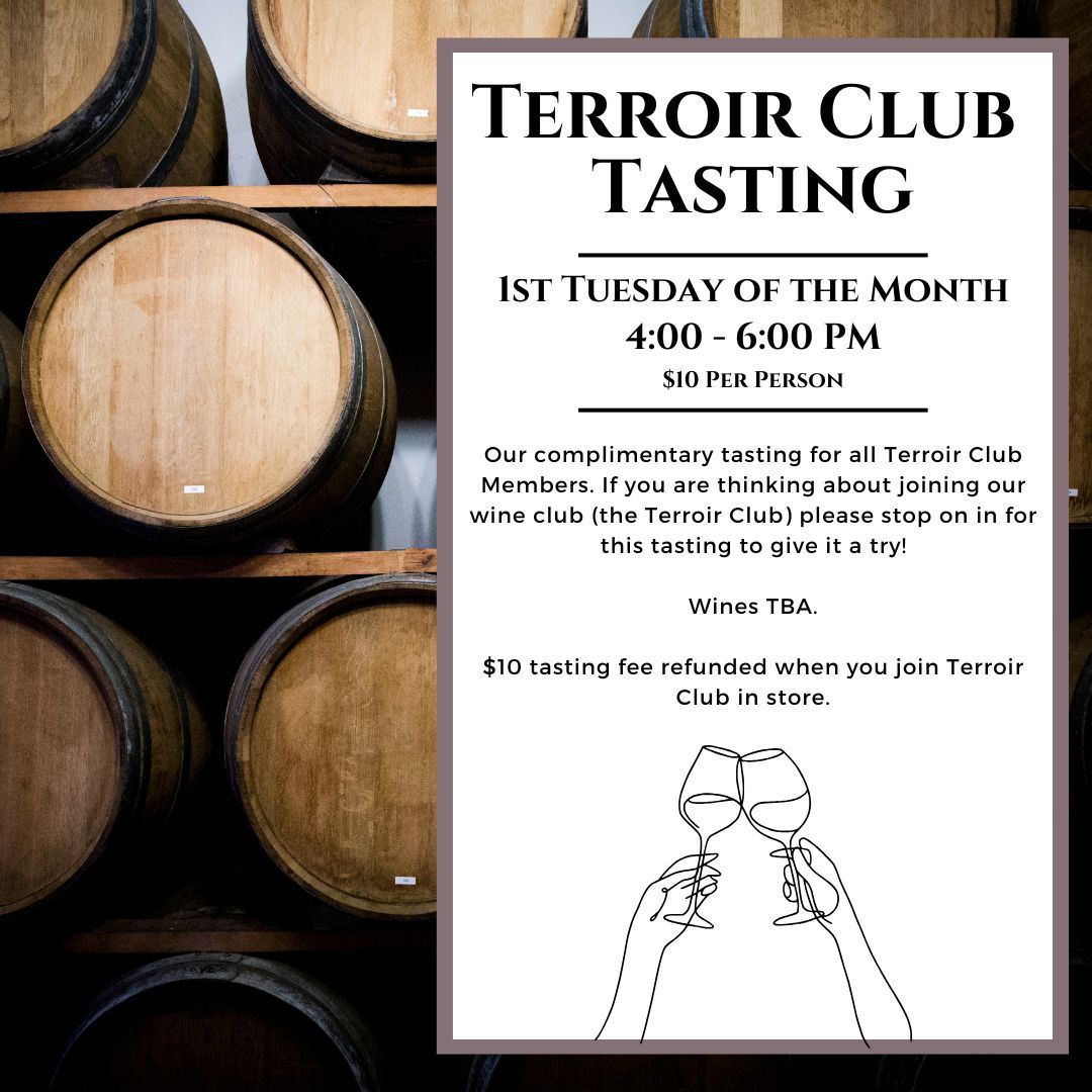 Terroir Club Tasting