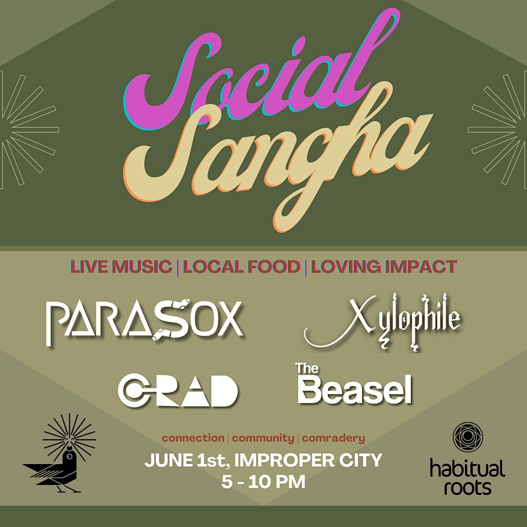 Community Social Sangha - Music, Food, and Prizes