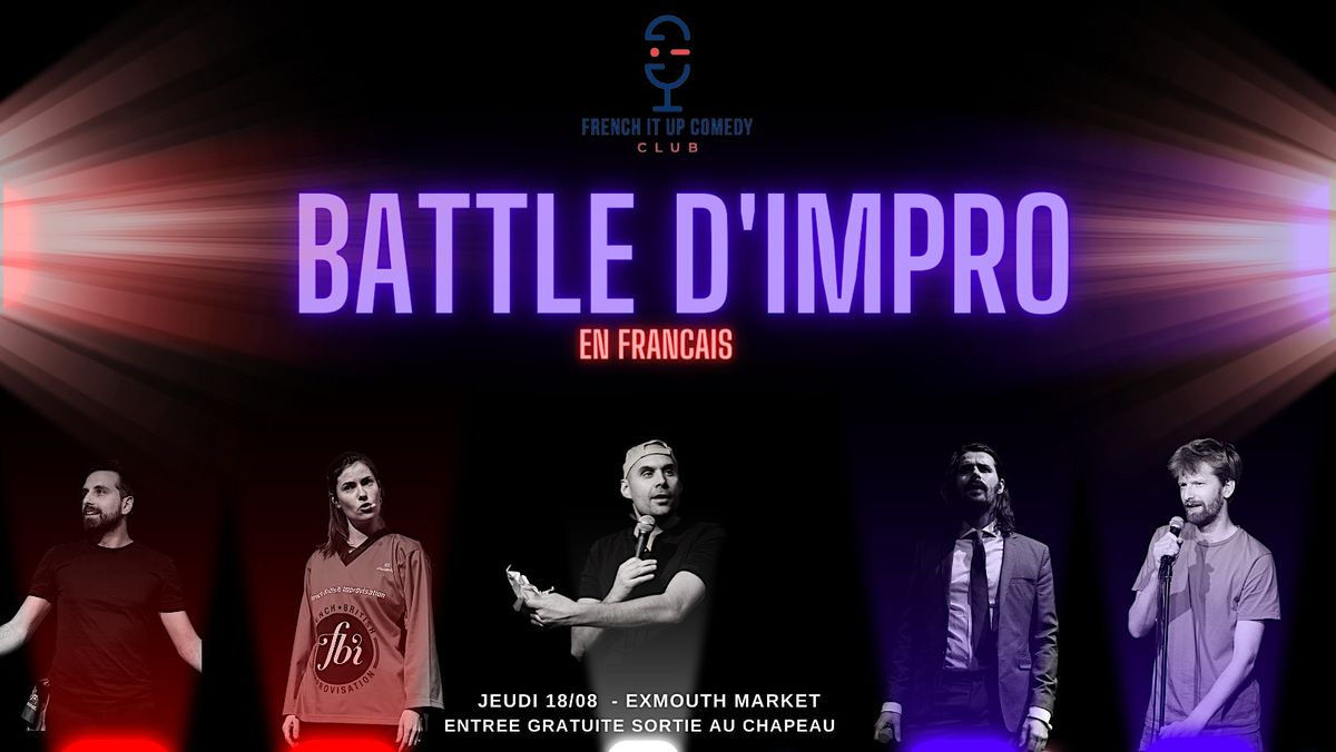 French it up comedy club - Le Battle d'impro