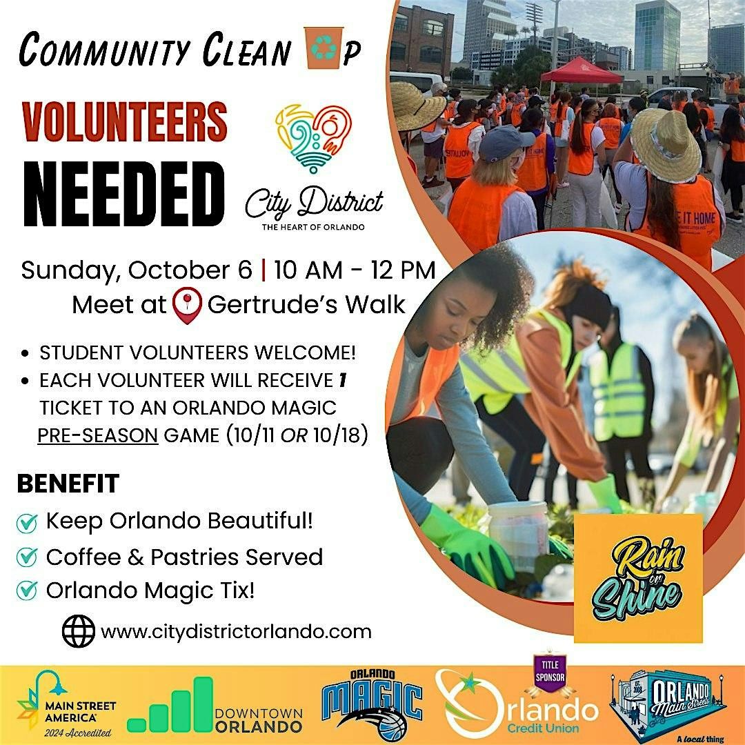 City District Orlando Community Clean Up