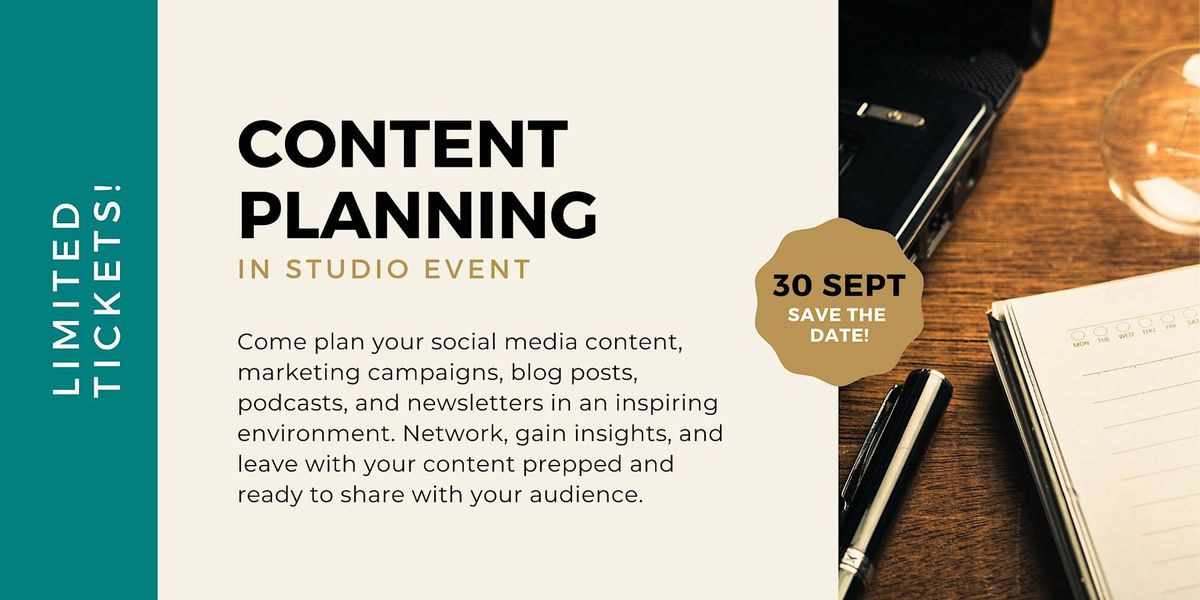 Content Planning for Entrepreneurs and Creatives