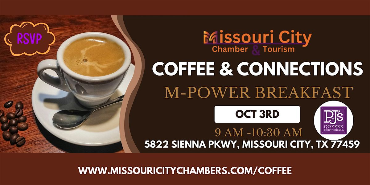 Coffee & Connections: M-Power Breakfast at PJ's Sienna