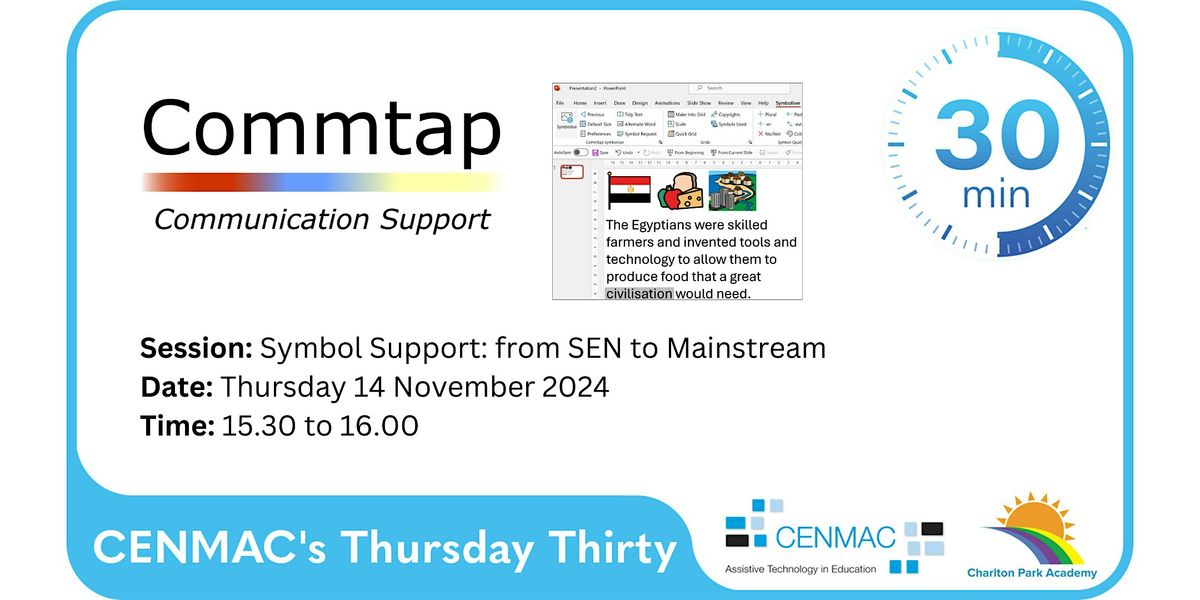 CENMAC's Thursday Thirty - Symbol Support from SEN to Mainstream